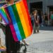 vibrant pride parade with lgbtq flags in bavaria